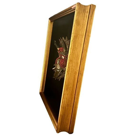 Vintage Copper Repousse Ritual Mask Of Mahakala - Picture 9 of 13